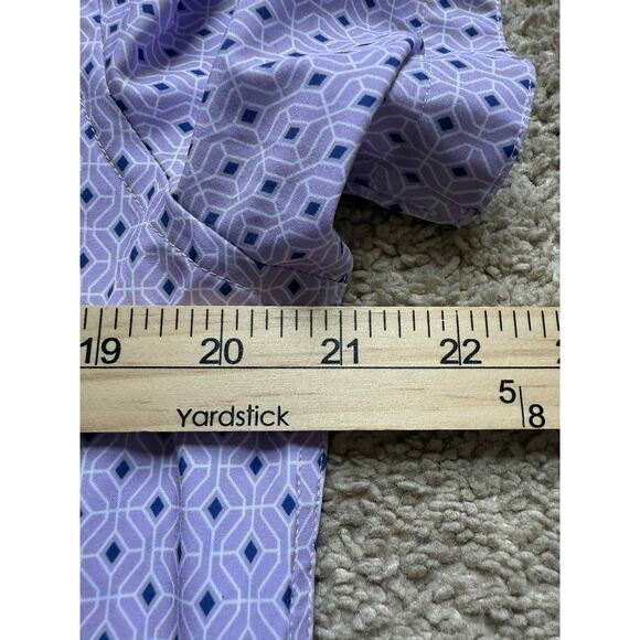 Johnston & Murphy XC4 Extreme Comfort Button-Down Shirt Purple Men's Size Small - Picture 7 of 8